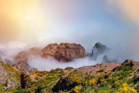 Berg Pico Ruive - de hoogste berg van Madeira - 1862 m